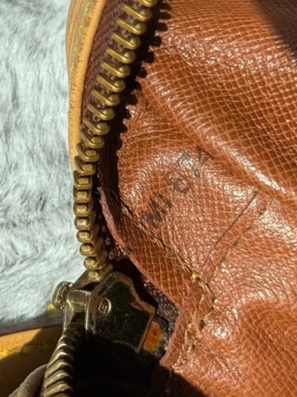 Louis Vuitton Brown Epi Leather Messenger Crossbody